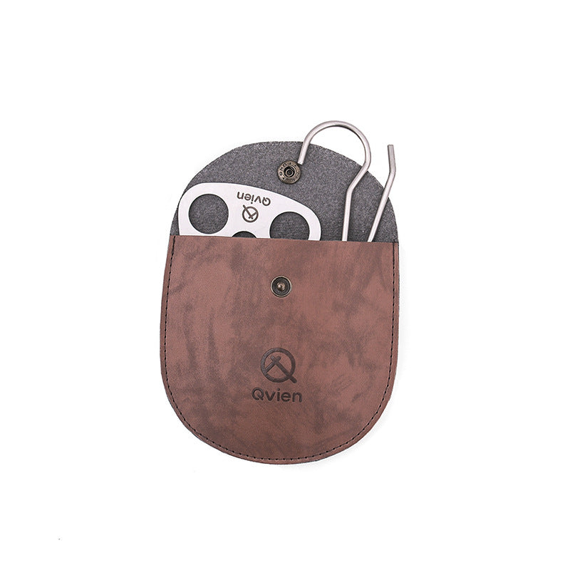Stainless Steel Camping Tripod Board with Chain – Portable Outdoor Cooking Pot Hanger