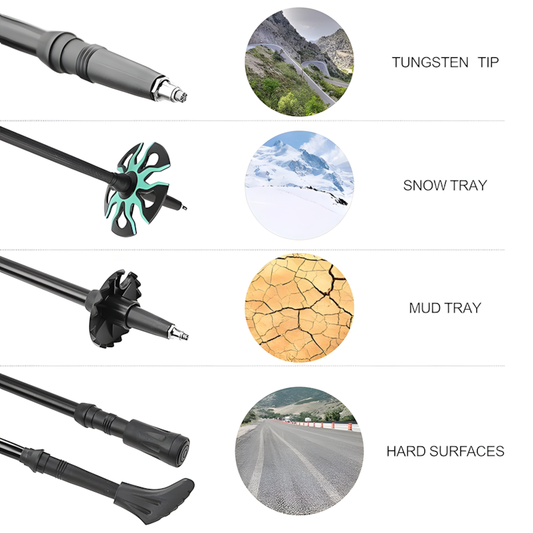 Carbon Fiber Trekking Pole | WildSummitTrek - Wild Summit Gear