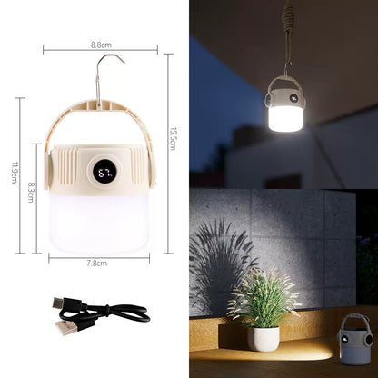 Solar Rechargeable Camping Lantern - LED Light for Hiking, Outdoor Work, & Emergency Use - Wild Summit Gear