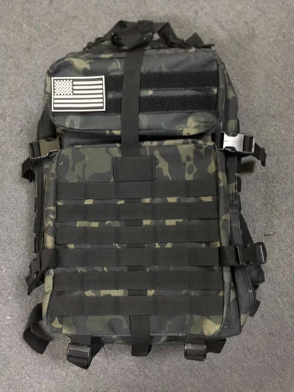 Outdoor tactical backpack hiking and camping large capacity MOLLE expands new 3P backpack - Wild Summit Gear