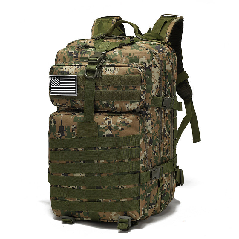 Outdoor tactical backpack hiking and camping large capacity MOLLE expands new 3P backpack - Wild Summit Gear