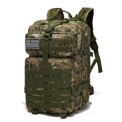 Outdoor tactical backpack hiking and camping large capacity MOLLE expands new 3P backpack - Wild Summit Gear