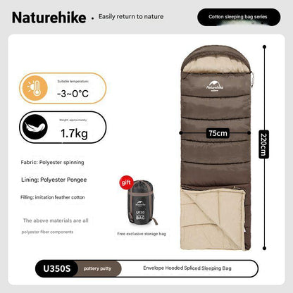 Winter Sleeping Bag for Adults – Cold Weather, Waterproof & Lightweight Camping Gear