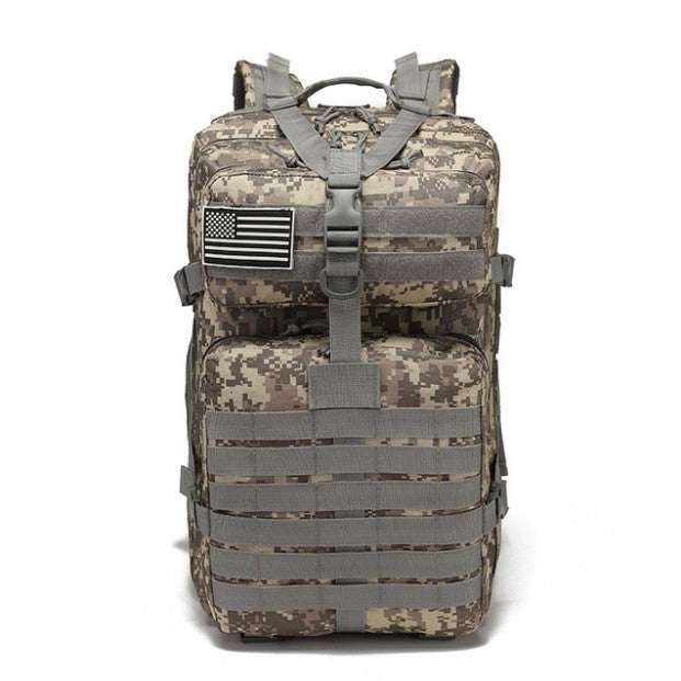 Outdoor tactical backpack hiking and camping large capacity MOLLE expands new 3P backpack - Wild Summit Gear