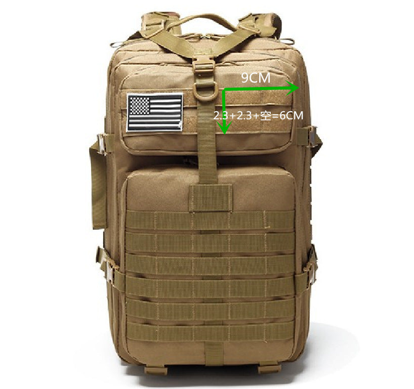 Outdoor tactical backpack hiking and camping large capacity MOLLE expands new 3P backpack - Wild Summit Gear