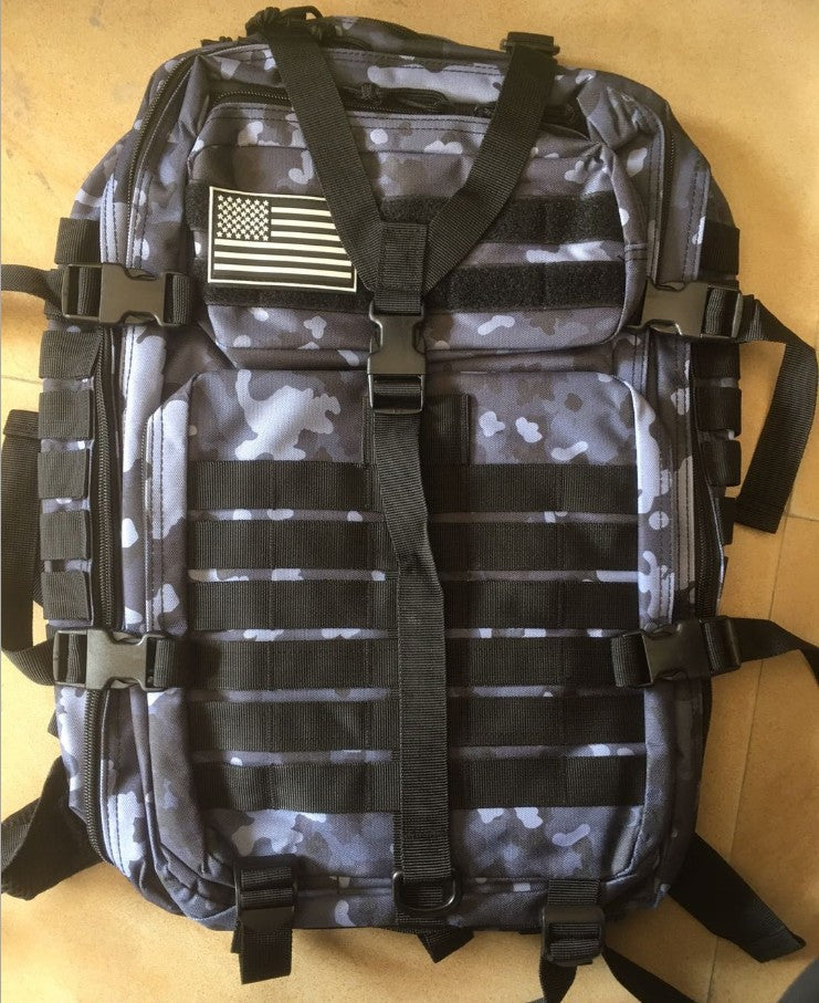 Outdoor tactical backpack hiking and camping large capacity MOLLE expands new 3P backpack - Wild Summit Gear