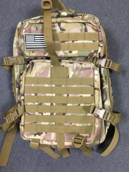 Outdoor tactical backpack hiking and camping large capacity MOLLE expands new 3P backpack - Wild Summit Gear