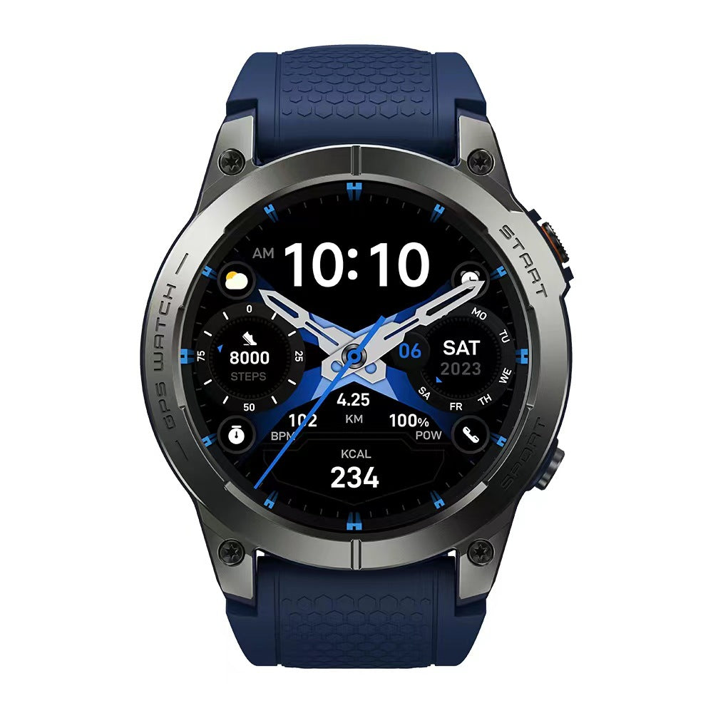 Zeblaze Stratos 3 Pro Smartwatch – GPS, 1.43” AMOLED Display, Bluetooth Calling, Waterproof Fitness Watch