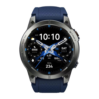 Zeblaze Stratos 3 Pro Smartwatch – GPS, 1.43” AMOLED Display, Bluetooth Calling, Waterproof Fitness Watch
